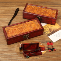 古風發簪盒木質項鏈盒首飾盒小精致高檔收納盒小木盒子禮盒包裝盒