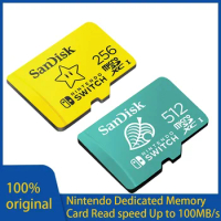 SanDisk Memory Card microSDXC Card for Nintendo Switch 64GB 128GB 256GB 512GB TF Cards Up to 100MB/s read Flash Card