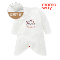 【mamaway 媽媽餵】新生兒迪士尼Q彈棉質蝴蝶衣 1入(瑪麗貓)