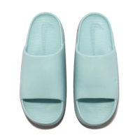 【NIKE 耐吉】Wmns Calm Slide 女鞋 薄荷綠色 微厚底 麵包拖 防水(薄荷綠色 DX4816-300)