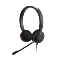 Jabra Evolve 20 MS Stereo Kits Oreillette USB Noise Canceling on-ear headset For Conference Calls