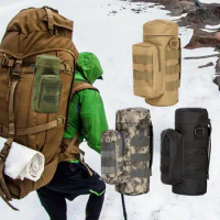 Outdoor Water Bottle Bag Portable Travel Kettle Carrier Holder Multi-Functional Mount Water Bottle Holder For Hiking Travelling