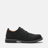 【Timberland 官方旗艦】男款黑色皮革防水休閒鞋(A699PW05)