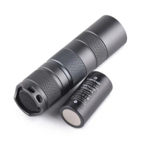 18350 version Convoy S2+ Gray 519A 18350 flashlight,with battery inside