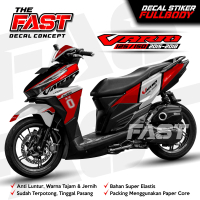 Stiker Decal Honda Vario 125/150 LED Fullbody Ohlins 2015-2018 - Motorcycle Kendaraan Sepeda Sporty