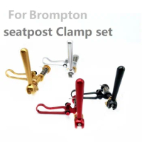 Litepro Bicycle Seatpost Clamps For Brompton Folding Bike Seatpost Clamp Set With Clamp Hook sp02 Litepro