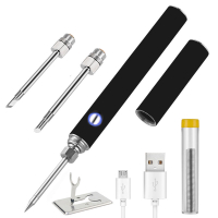 電烙筆 USB電池烙鐵充電無線電烙鐵戶外便攜式烙鐵510接口烙鐵頭燙線筆