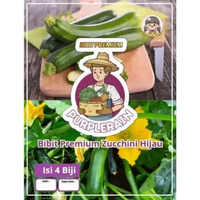Bibit Premium Unggul Zucchini Hijau | Benih Zucchini Hijau |Bibit Zukini Hijau