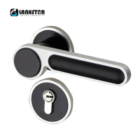 High Quality Fashionable Door Lock Brass Zinc Lockcore Interior Door Space Aluminiun Handle Lock Building Hardware Lockset