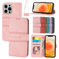 For Apple iPhone 13 Pro Max 12 11 Pro Max 12 13 Mini XS Max 6 6s 7 8 Plus Vintage Leather Flip Case Wallet Magnetic Stand Cover