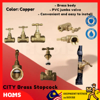 CITY Copper Stop Valve Brass Stopcock Water Gate Valve Home Bathroom Pipe Toilet NJOY