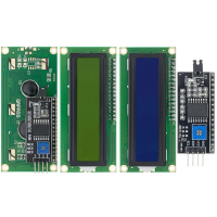 Modul paparan LCD kelembapan dengan pelarasan kontras 1602, antara muka siri I2C, paparan aksara 5V