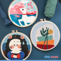 BigPunch#02 (46-90) - DIY Punch Needle Embroidery Set / Paket Sulam