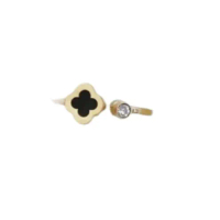 Cincin Bunga zircon Titanium
