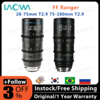 Venus Optics Laowa FF Ranger 28-75mm T2.9 75-180mm T2.9 Professional Cinema Lenses Full Frame Cine Zoom Lens for PL EF Mount