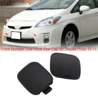 For Toyota Prius 2010 2011 Car Front Bumper Tow Hook Towing Eye Cover Left Right 52128-47010 52127-47020 Plastic Accessories