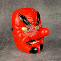 Topeng Tengu Oni Iblis Jepang Merah Kostum Halloween Cosplay Mask Costume Unik Termurah Baju Dinas H