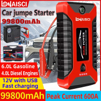 99800mAh Car Jumper Power Bank 12V/24V Heavy Duty Powerbank Car Emergency Jump Starter