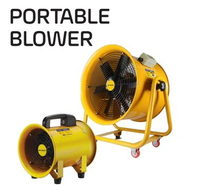 Portable Blower 8" - 20" Inch Industri BRANCH Ventilator Fan Kipas Exhaust 20 Inch