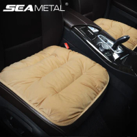 SEAMETAL Car Seat Cushion Plush Driver Seat Cushion Non-Slip Vehicles Office Chair Home Car Pad Seat Cover