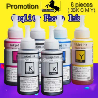 For Epson L1455 L222 Ink Ecotank ink bottle multipack 664 Ink Kit 70ML BLACK