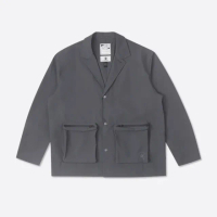 【CONVERSE】URBAN ESSENTIAL JACKET 外套 西裝外套 男女 灰色(10027550-A02)
