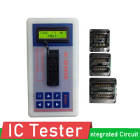 IC Tester Transistor Tester Detect ntegrated Circuit IC Tester Meter SOP test socket MOS PNP 74ch 74ls HEF400 4500 Amplifier