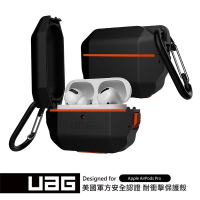 【UAG】AirPods Pro 耐衝擊防水防塵硬式保護殼-黑 威禹公司貨 正版