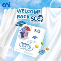 CNI SC88 Laundry Detergent Antibakterial Super Clean Formula Koncentrat dengan Enzim Aktif 1.000 g