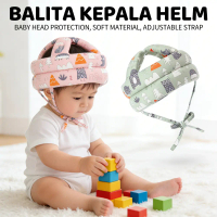 Topi Pelindung Kepala Bayi Anti Bentur, Helm Bayi Soft Padding Newborn (Ukuran XXS-3M), Penjaga Kepa