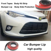 Car Front Side Back Bumper Spoilers Lips For Toyota Camry Corolla Avalon Levin Granvia Vios Alphard Crown Car Side Protection