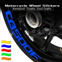 Motorcycle Wheels Stickers For Honda CB500F CB500X CB 500F 500X Waterproof Sign Rim Stripe Tapes Reflective Decals cb500f cb500x