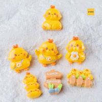 5pcs chicken resin flatback cabochons for jewelry making diy scrapbooking embellishments Resin Slime Charms crafts supplies