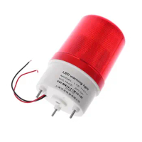 New 220V/12V/24V LED Alarm Light Warning Lamp Signal Buzzer Rotary Strobe Flash Siren Emergency Sound Illumination Hummer