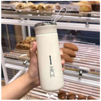 時尚保溫杯 水杯 水壺 水樽（白色 容量400ml）#DADADI 