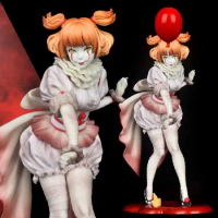 Anime Movie It Pennywise Figure Joker Girl Stephen King's It Clown Pvc Action Figure Anime Figure Model Toys Doll Gift