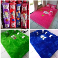 KASUR RASFUR BULU + BANTAL GULING KARAKTER