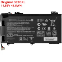 Genuine SE03XL New Laptop Battery For HP Pavilion Notebook PC 14 HSTNN-LB7G 849568-421 849568-541 849908-850 TPN-Q171 41.5WH