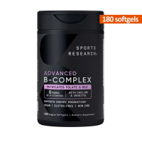 Sports Research 維生素B群/B族/B雜 （EXP 2028年） 180粒 素食軟膠囊 維他命B