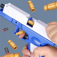 Shell Ejecting Soft Bullets Glock Toy Guns For Boys Girls Shooting Games Dropshipping Birthday Toys