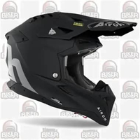 Helm Cross Airoh Aviator 3 Motor Trail MXGP Enduro Motocross Trial COLOR BLACK MATT