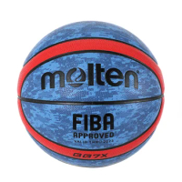 Molten Basketball Ball GG7X Official Size 7/6/5 PU Leather for Outdoor Indoor Match Training Men Women Teenager Baloncesto