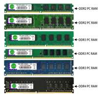 LDYN DDR2 DDR3 DDR4 2G 4G 8G 16GB Memoria Ram 667 800 1333 1600 2400 2666 Memory Desktop RAM PC3 PC4 DDR2 2GB DDR3 DDR4 RAM 8GB
