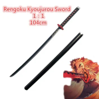 1:1 Weapon Kochou Shinobu Sowrd Sword Cosplay Ninja Knife 104cm Weapon Prop Anime Model