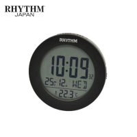 日本麗聲 四段漸進鈴響嗶嗶 貪睡 夜光LED柔光夜視 靜音鬧鐘 12/24小時制自由切換 9分鐘貪睡延時 LCT103NR02黑色