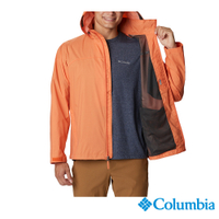 Columbia 哥倫比亞 男款-防小雨抗汙外套-橘紅 URE20150AH (2023春夏)