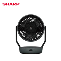 新品上市【SHARP夏普】自動除菌離子3D清淨循環扇 PK-18S02T 星耀黑