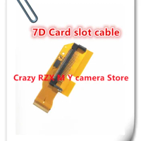 New 7D card slot cable for canon 7D Card slot with flex slr Camera repair parts