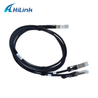Compatible 2M 400G QSFP DD to 2*200G QSFP56 2M DAC Cable PAM4 AWG28 PVCJacket