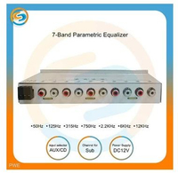 PARAMETRIK PRE AMP / PARAMETRIC EQUALIZER PREAMP 7 BAND AC- PWE